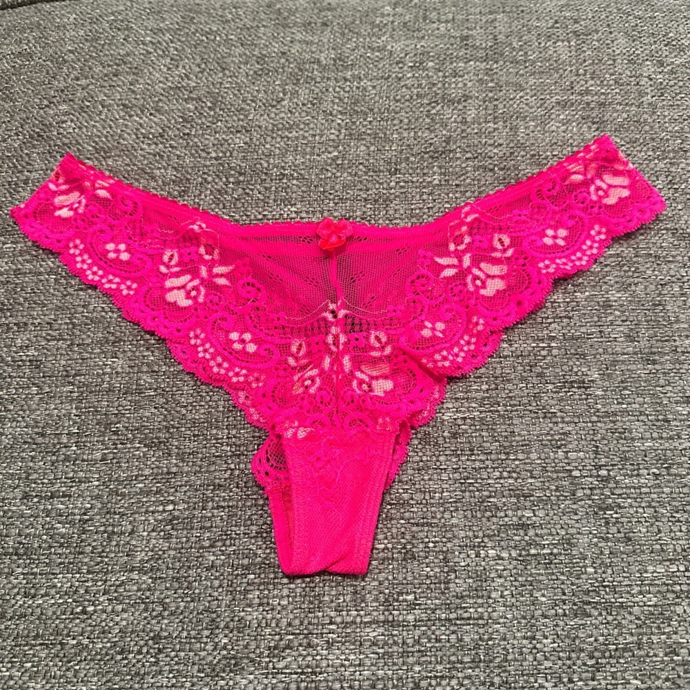 Smart & Sexy Lace Panty - Hot Pink